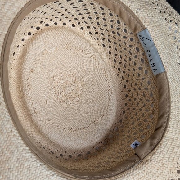 VAN PALMA Opale Junior Straw Hat Natural color Size: M EUC - Picture 14 of 16
